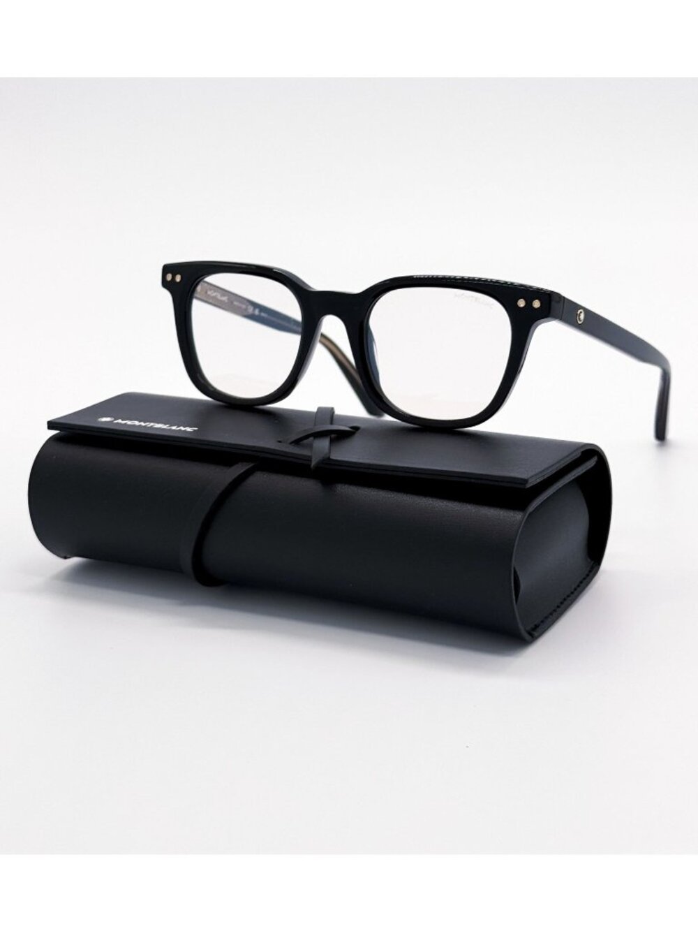 NWT Montblanc MB0320S 005 Blue Transition Lenses Sunglasses